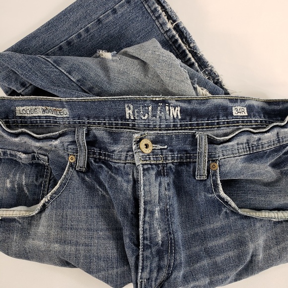 Women's Reclaim Loose Bootleg Jeans - Picture 2 of 7